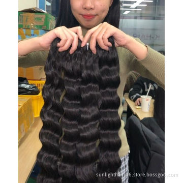 Sunlight Malaysian/peruvian/brazilian Remy Hair Body Wave 4 Bundles With Lace Frontal drop fast shipping ishow human hair